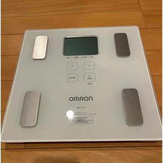 オムロン(OMRON)のオムロン 体重体組成計 HBF-214 カラダスキャン　ホワイト(体重計/体脂肪計)