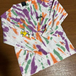 ステューシー(STUSSY)のSTUSSY（スチューシー）キッズ　ピーナッツコラボタイダイロンT(Tシャツ/カットソー)