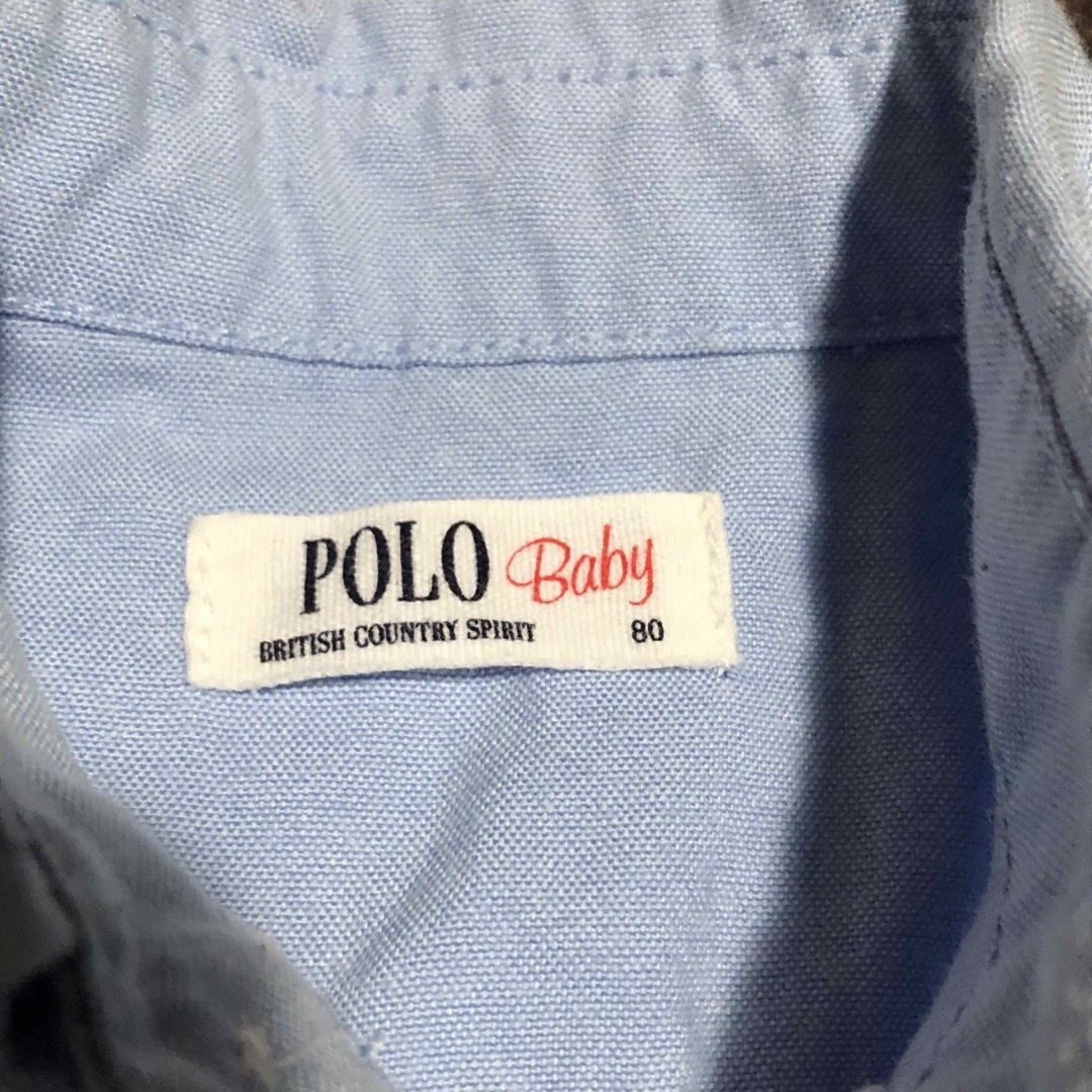 POLO（RALPH LAUREN）(ポロ)の長袖 ロンパース 70～80cm 【セット価格】 キッズ/ベビー/マタニティのベビー服(~85cm)(ロンパース)の商品写真