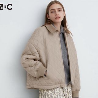 ユニクロ(UNIQLO)のユニクロ　パフティクブルゾン(ニット/セーター)