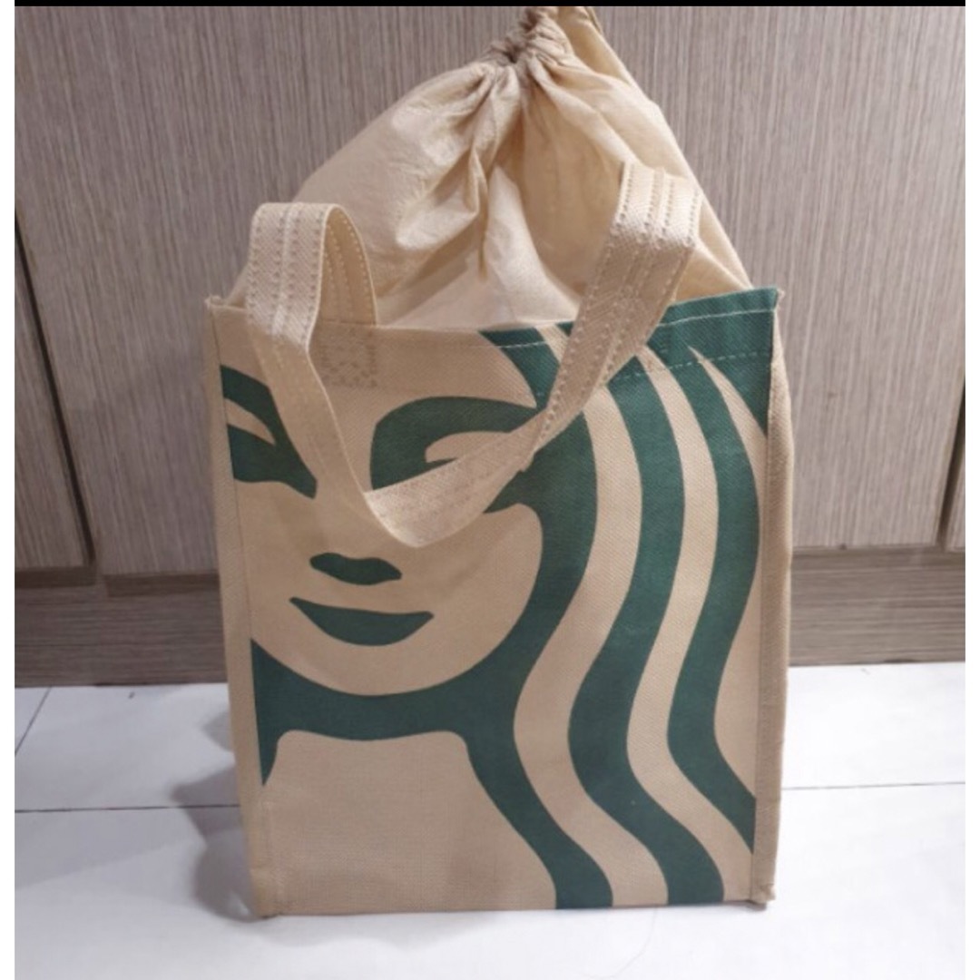 Starbucks Coffee(スターバックスコーヒー)の2枚セット 正規 Starbucks Bag スターバックストート バック レディースのバッグ(トートバッグ)の商品写真