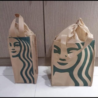 スターバックスコーヒー(Starbucks Coffee)の2枚セット 正規 Starbucks Bag スターバックストート バック(トートバッグ)
