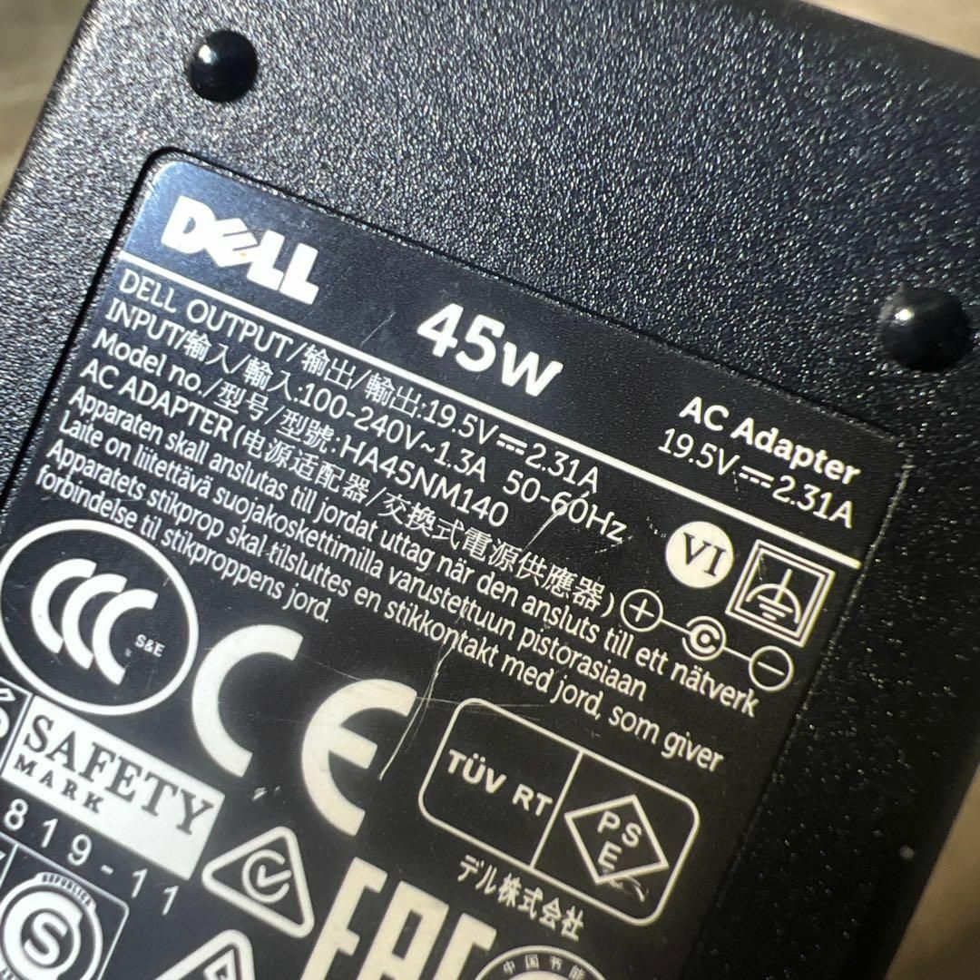 DELL(デル)のDELL 細ピンHA45NM140 45W 互換LA45NM140等 外径4.5 スマホ/家電/カメラのPC/タブレット(PC周辺機器)の商品写真