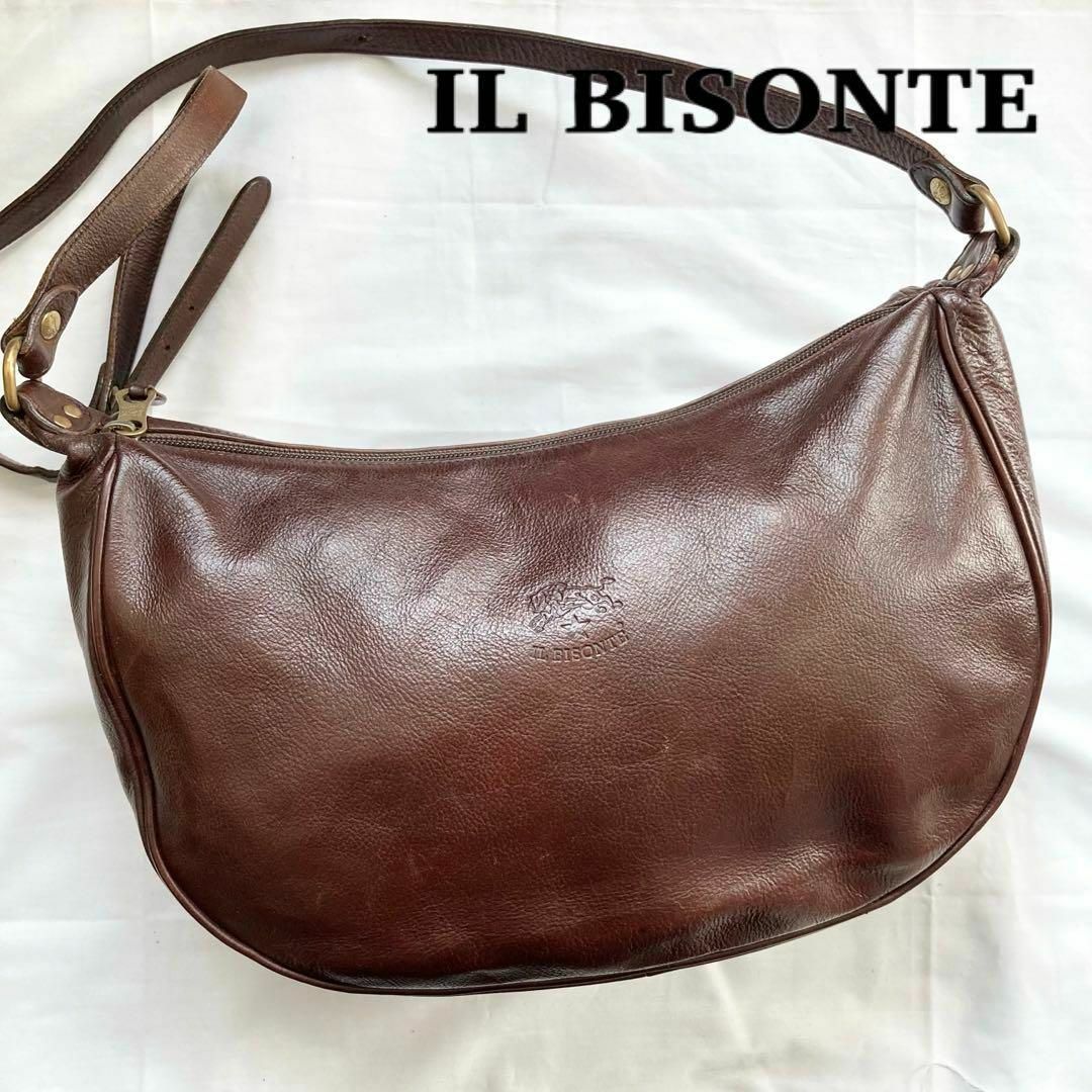 IL BISONTE - ✨美品✨ イルビゾンテ ショルダーバッグ レザー