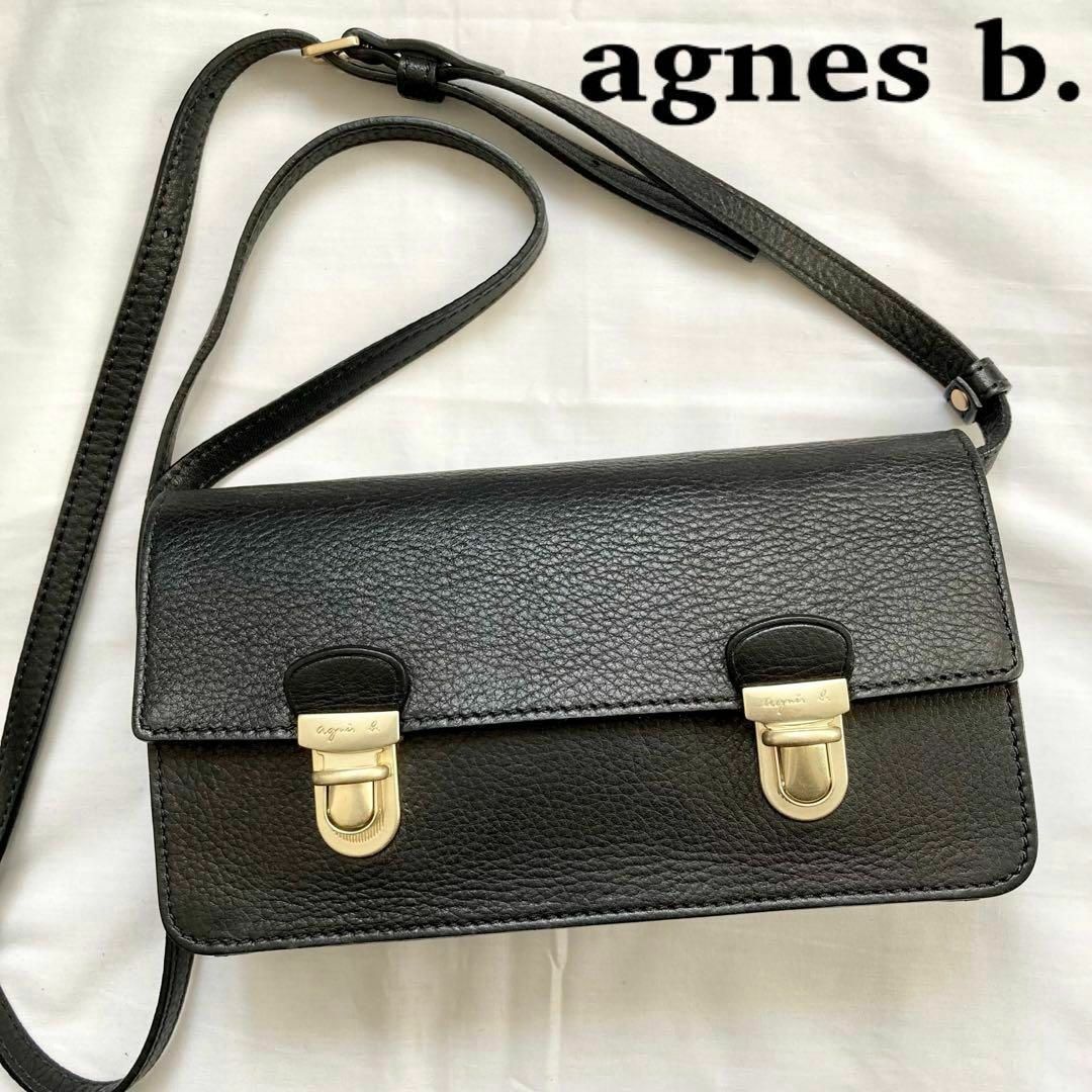 ＊専用＊〖極美品〗agnes b. アニエスベー ショルダーバッグ ブラック