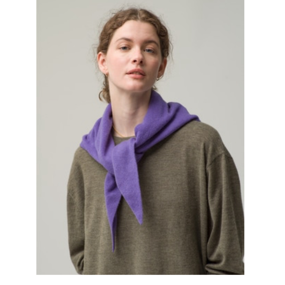 Ron Herman(ロンハーマン)のronherman Cashmere Triangle Knit Scarf レディースのファッション小物(マフラー/ショール)の商品写真