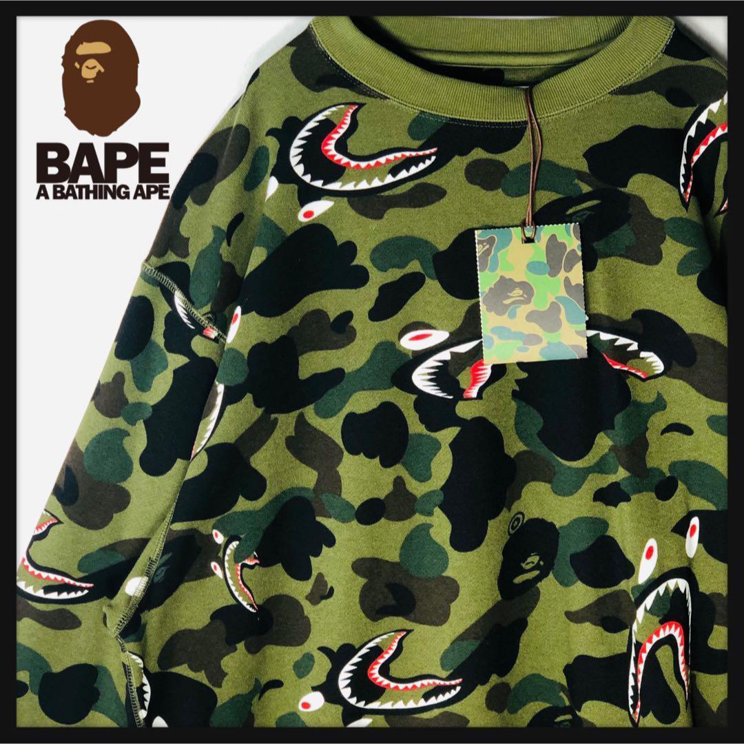 A BATHING APE - 【新品 タグ付き】アベイシングエイプ シャーク カモ