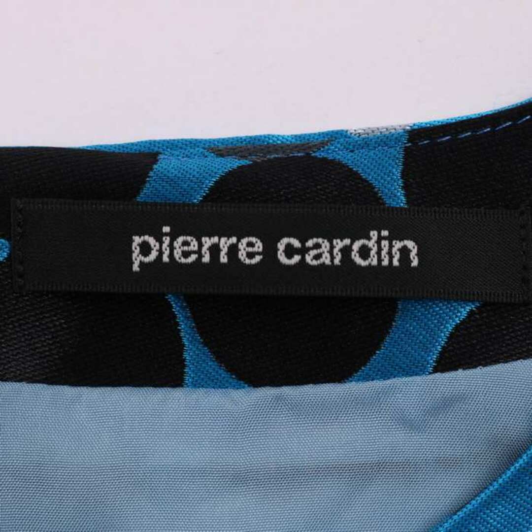 pierre cardin(ピエールカルダン)のピエールカルダン ワンピース ドレス 7分袖  トップス 日本製 レディース 36サイズ ブルー Pierre Cardin レディースのワンピース(その他)の商品写真