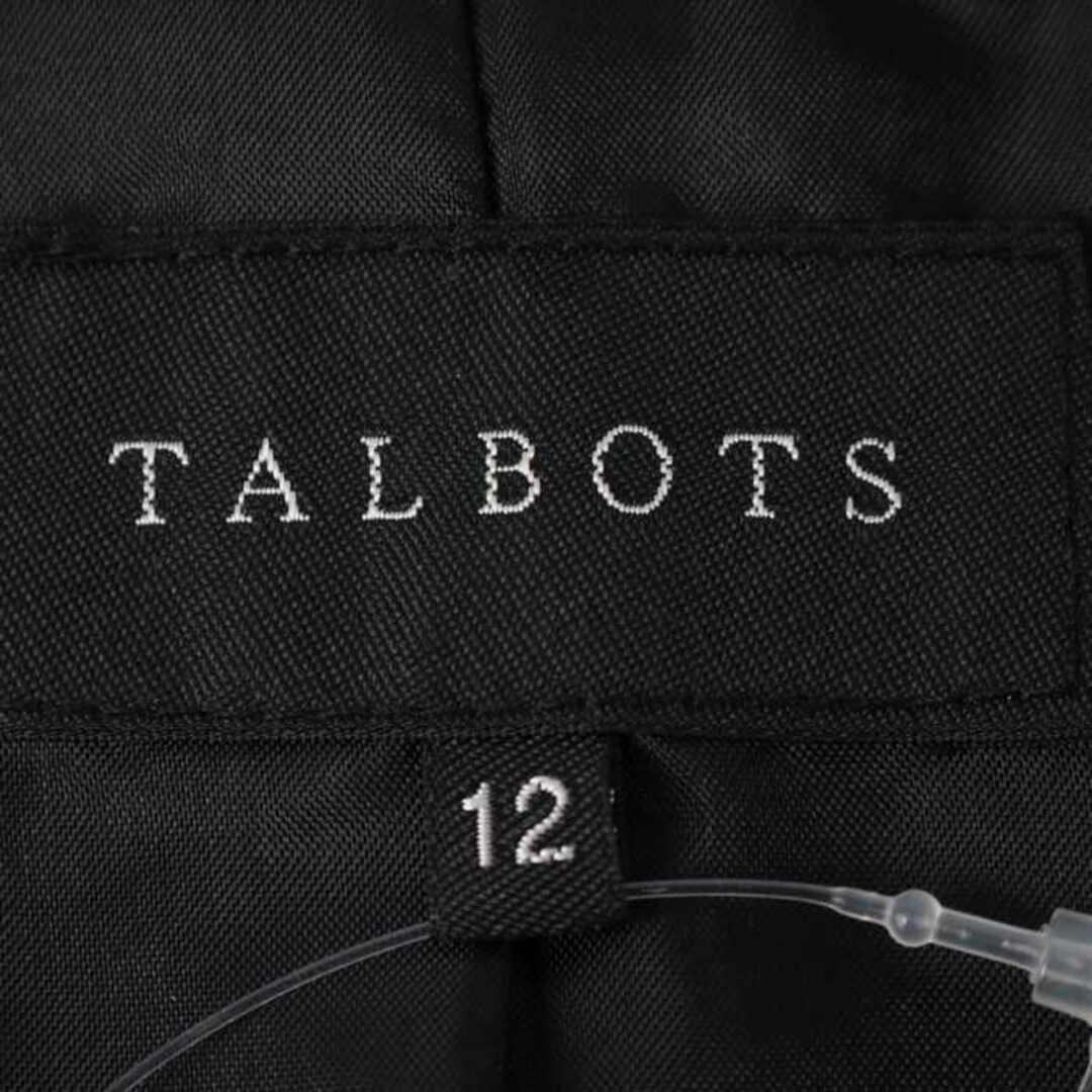 タルボット テーラードジャケット 未使用 ストレッチ アウター 黒 レディース 12サイズ ブラック TALBOTS約52cm袖丈