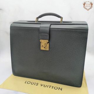 ヴィトン(LOUIS VUITTON) ビジネスバッグ(グリーン・カーキ/緑色系