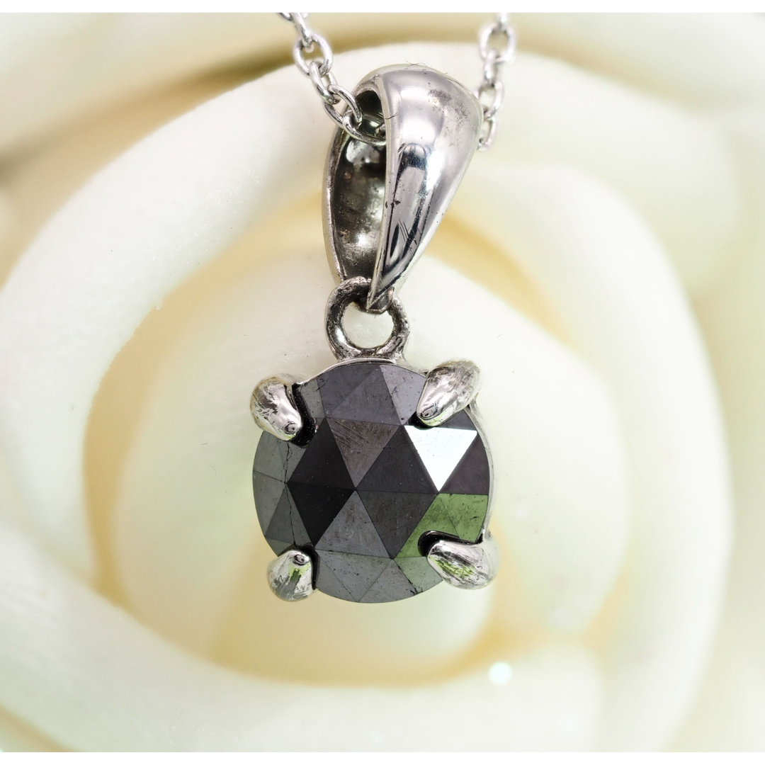 大粒3ct!! 天然 ブラックダイヤモンド ネックレス 一粒 芸能人 4 大粒3ct!! 天然 ブラックダイヤモンド ネックレス 一粒 芸能人 4