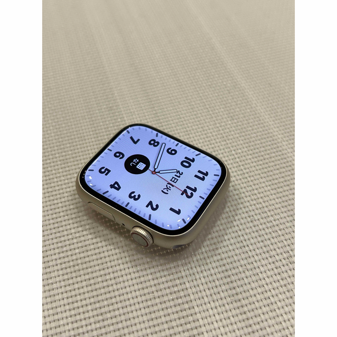 Apple Watch - 【極美品】Apple Watch 9 セルラー 45mm スターライト