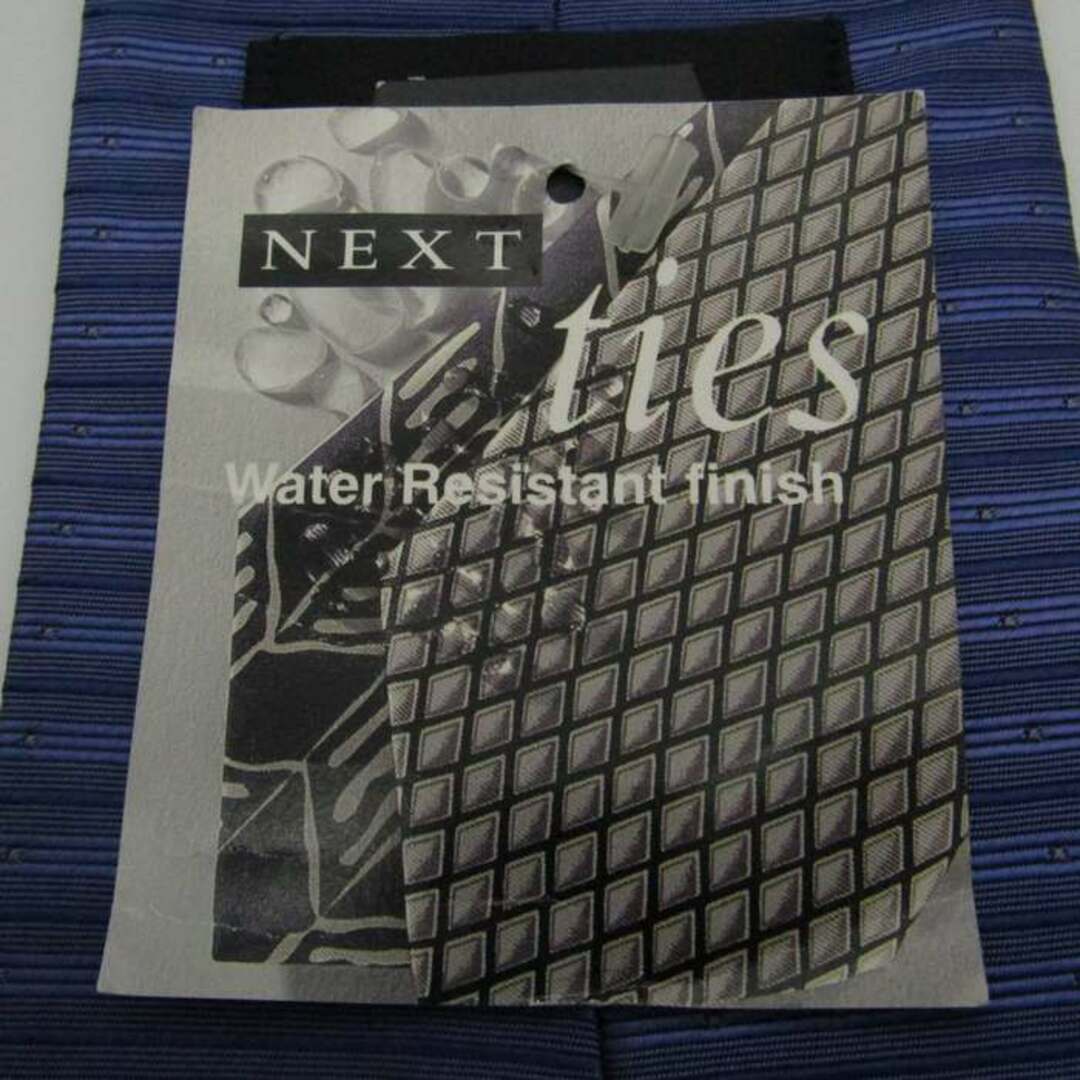 NEXT(ネクスト)のネクスト ブランド ネクタイ シルク ボーダー柄 ドット柄 未使用タグ付 メンズ ネイビー NEXT メンズのファッション小物(ネクタイ)の商品写真