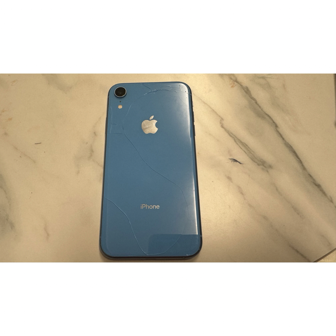 iPhone(アイフォーン)のiPhoneXR 128GB ブルー スマホ/家電/カメラのスマートフォン/携帯電話(スマートフォン本体)の商品写真
