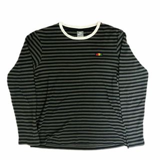 ナイキ(NIKE)の00s NIKE ボーダー　ロンt 古着　ロングスリーブ　Tシャツ　ゴツナイキ(Tシャツ/カットソー(七分/長袖))