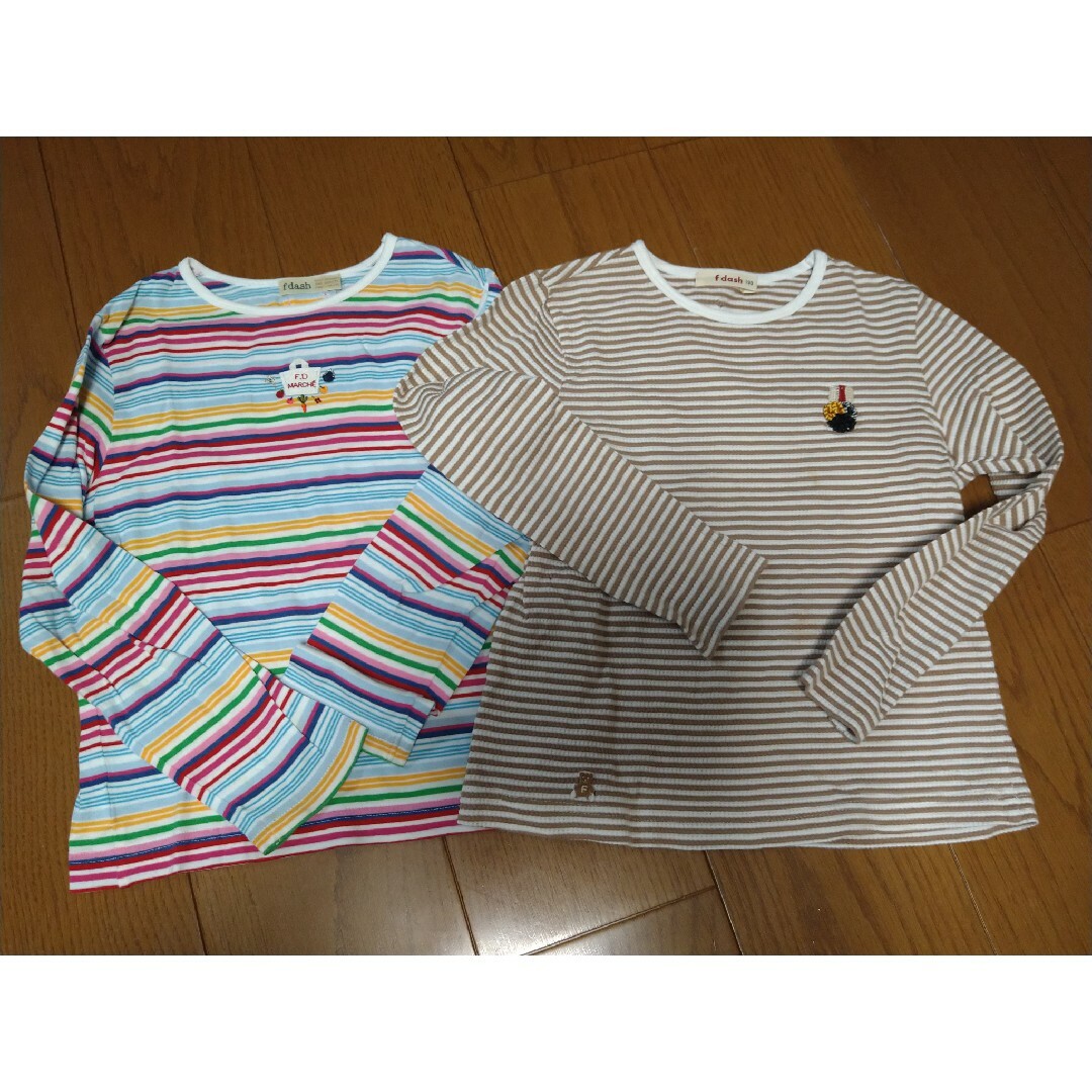 familiar(ファミリア)のファミリア  130cm×２枚 キッズ/ベビー/マタニティのキッズ服女の子用(90cm~)(Tシャツ/カットソー)の商品写真