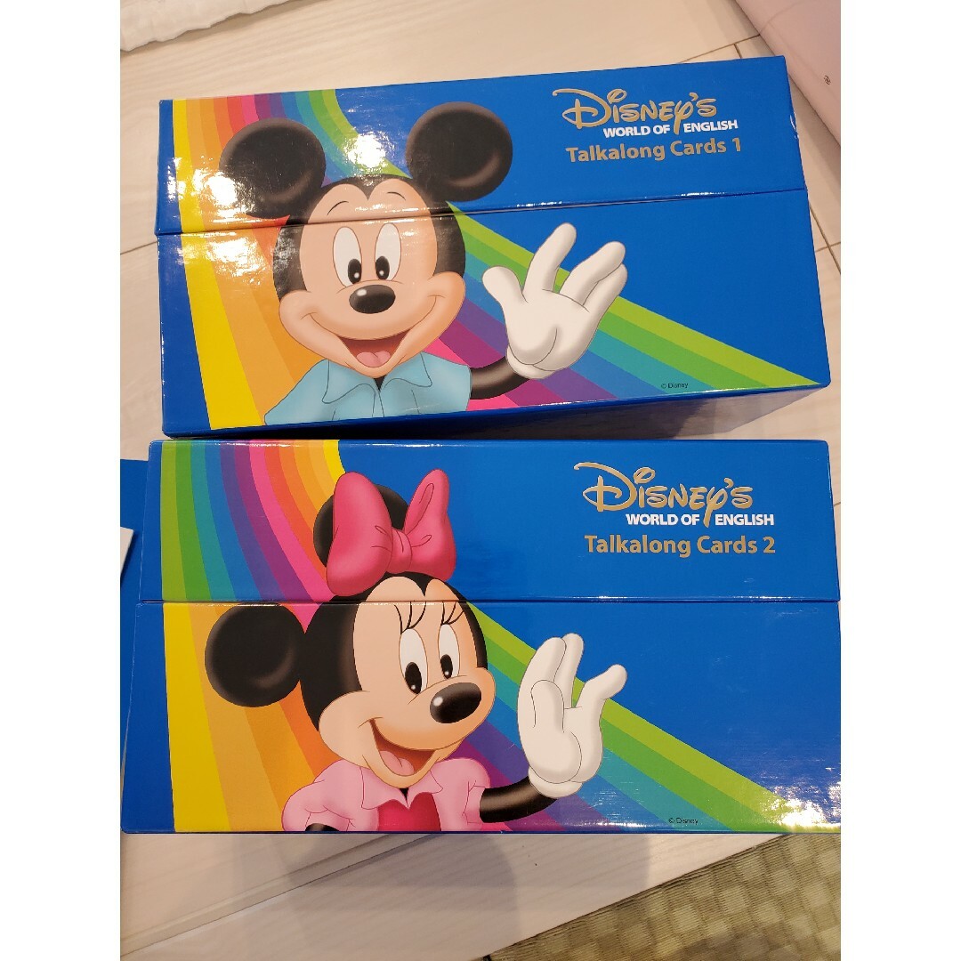 Disney(ディズニー)の2017年正規購入！超美品！ディズニー英語システム トークアロングカード キッズ/ベビー/マタニティのおもちゃ(知育玩具)の商品写真