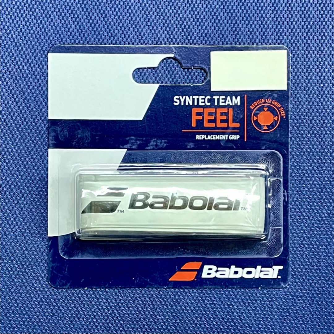 Babolat(バボラ)のバボラ シンテックチーム　ホワイト　BabolaT Syntec Team スポーツ/アウトドアのテニス(その他)の商品写真