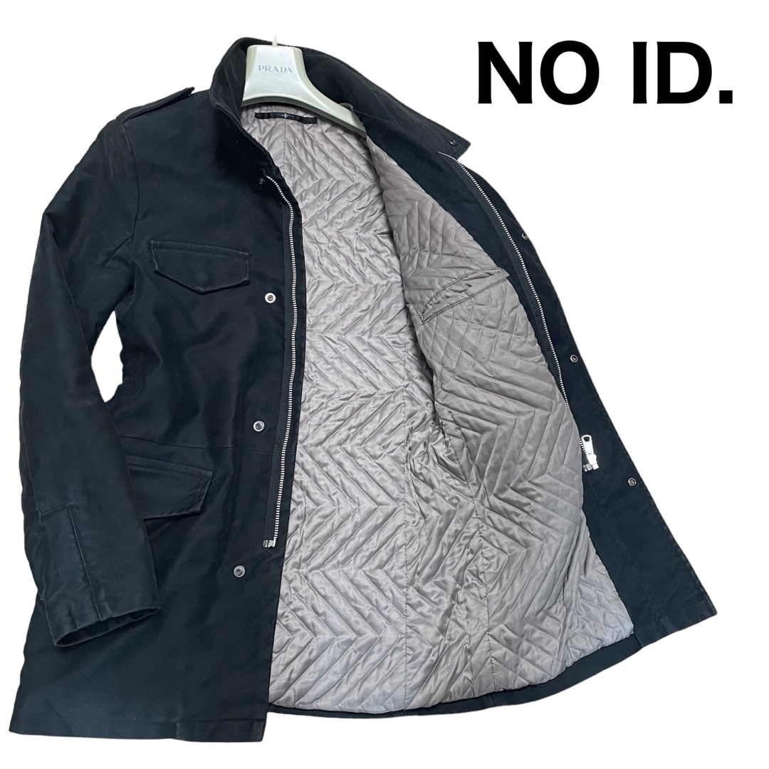 NO ID.(ノーアイディー)のNO ID. ミリタリージャケット　M-65 ブルゾン　裏地キルティング　重厚感 メンズのジャケット/アウター(ミリタリージャケット)の商品写真
