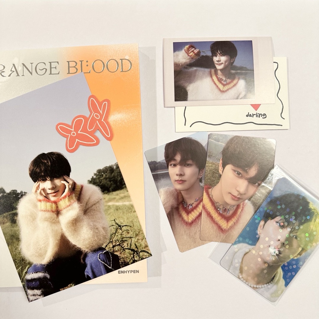 ENHYPEN エナプ Orange blood weverse 特典 コンプ⑤