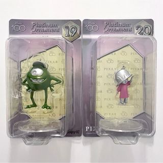 ディズニー(Disney)のDisney100くじ フィギュアオーナメント賞 ピクサーシリーズ マイク&ブー(キャラクターグッズ)