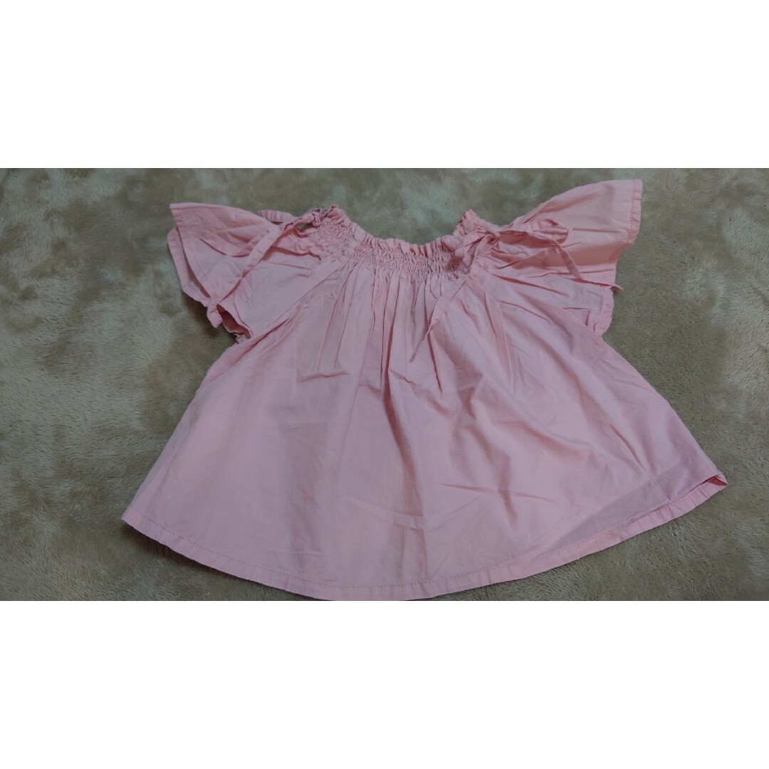 petit main(プティマイン)のプティマイン トップス 半袖 90 キッズ/ベビー/マタニティのキッズ服女の子用(90cm~)(Tシャツ/カットソー)の商品写真