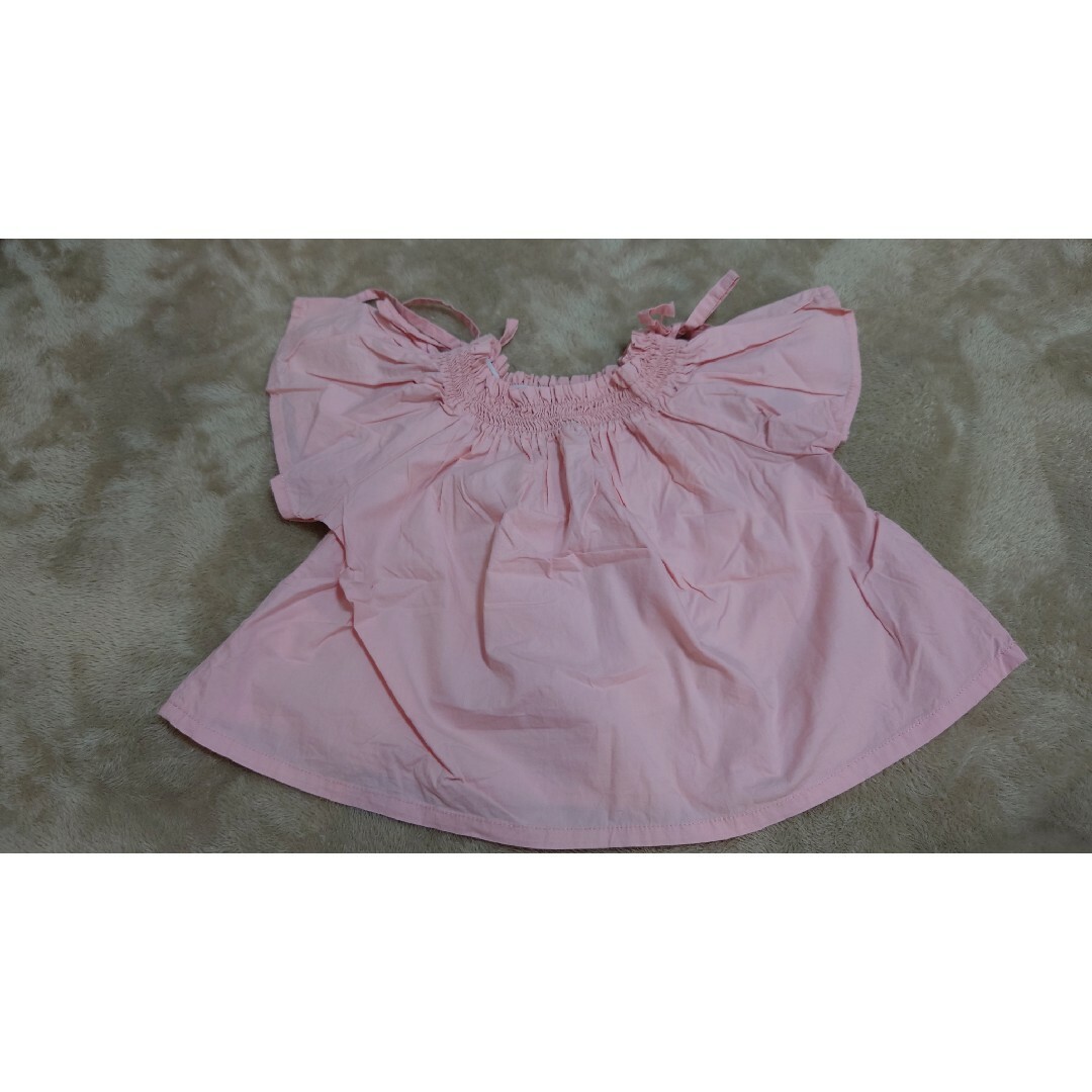 petit main(プティマイン)のプティマイン トップス 半袖 90 キッズ/ベビー/マタニティのキッズ服女の子用(90cm~)(Tシャツ/カットソー)の商品写真