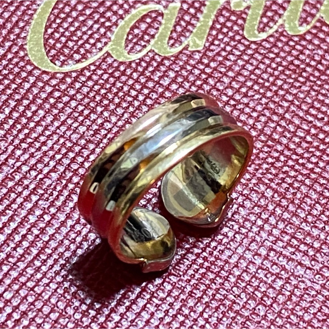 Cartier(カルティエ)のヴィンテージ カルティエ 2Cリング 18K 750 ゴールドダイヤモンド 46 レディースのアクセサリー(リング(指輪))の商品写真