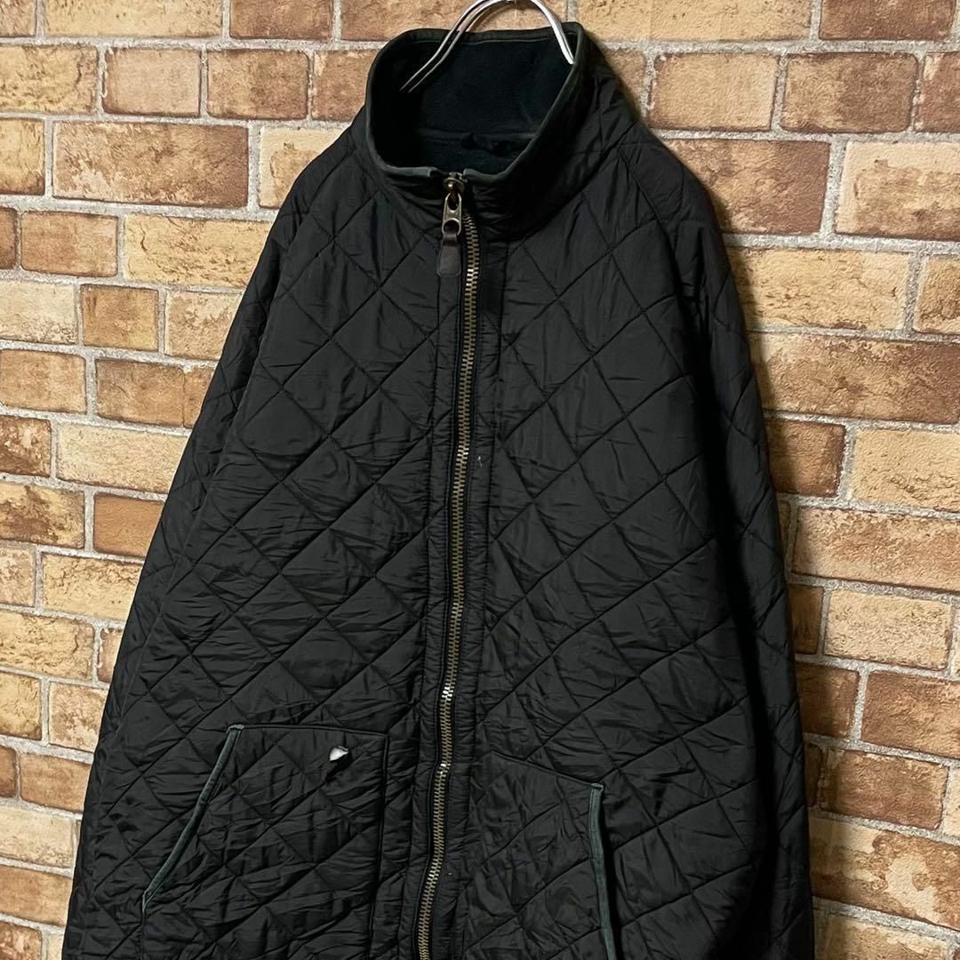 ポロバイラルフローレン　キルティングジャケット　黒　ビッグシルエット　XL