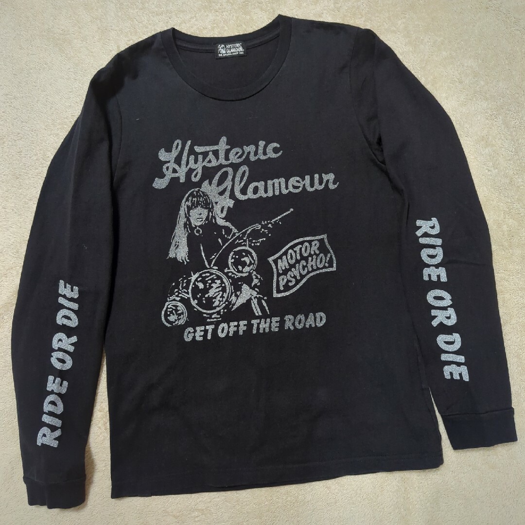 美品HYSTERIC GLAMOURヒステリックグラマーロンT レディースでも