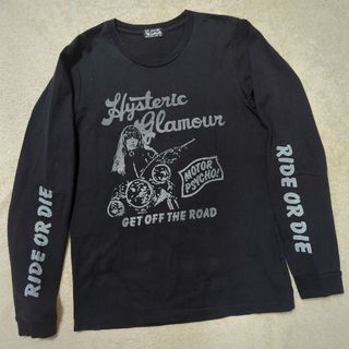 美品 匿名配送 HYSTERIC GLAMOUR ラグラン ロンT フリーサイズトップス