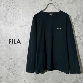 フィラ(FILA)の【翌日配送 ❣】FILA フィラ ロング Tシャツ トップス ルームウェア L(Tシャツ/カットソー(七分/長袖))