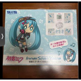 初音ミクがしゃべる ボイス体組成計　BC-202-HM　体重計