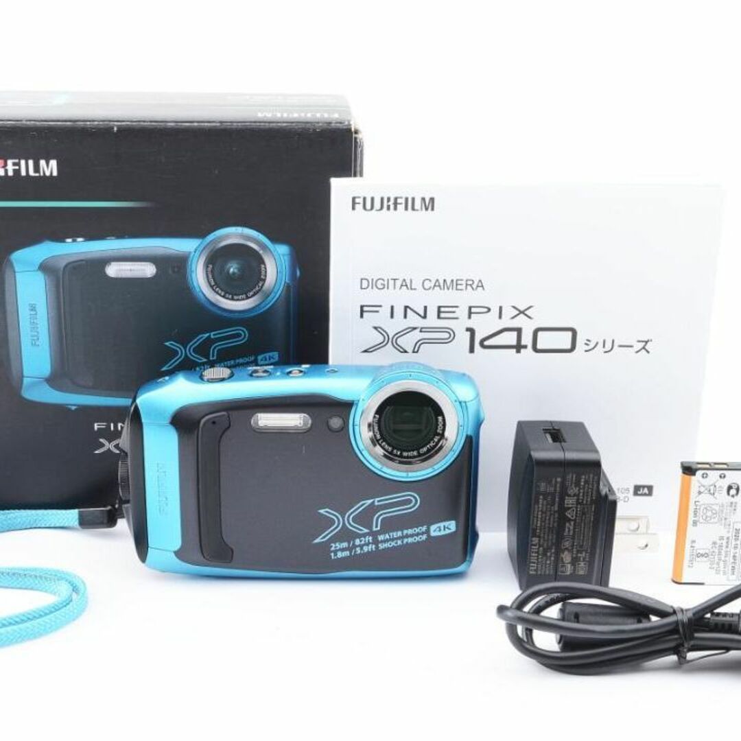 【K68】FUJIFILM FinePix XP140　コンデジ　カメラ　４K