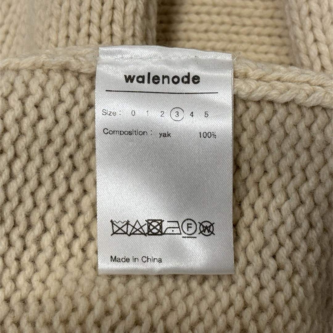 walenode wagamama 別注 ヤク ニット サイズ2ニット/セーター
