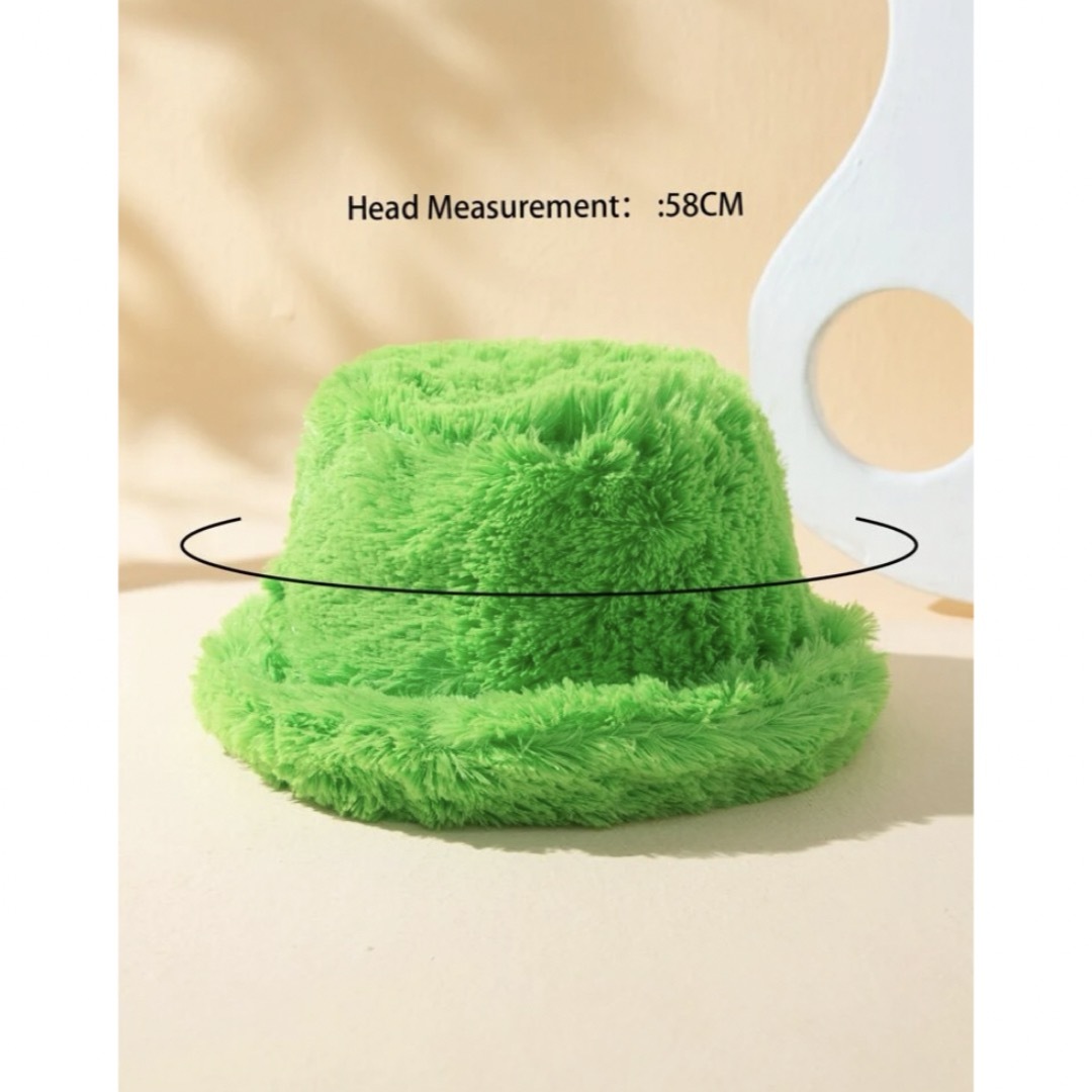 クローシュハット　グリーン レディースの帽子(麦わら帽子/ストローハット)の商品写真