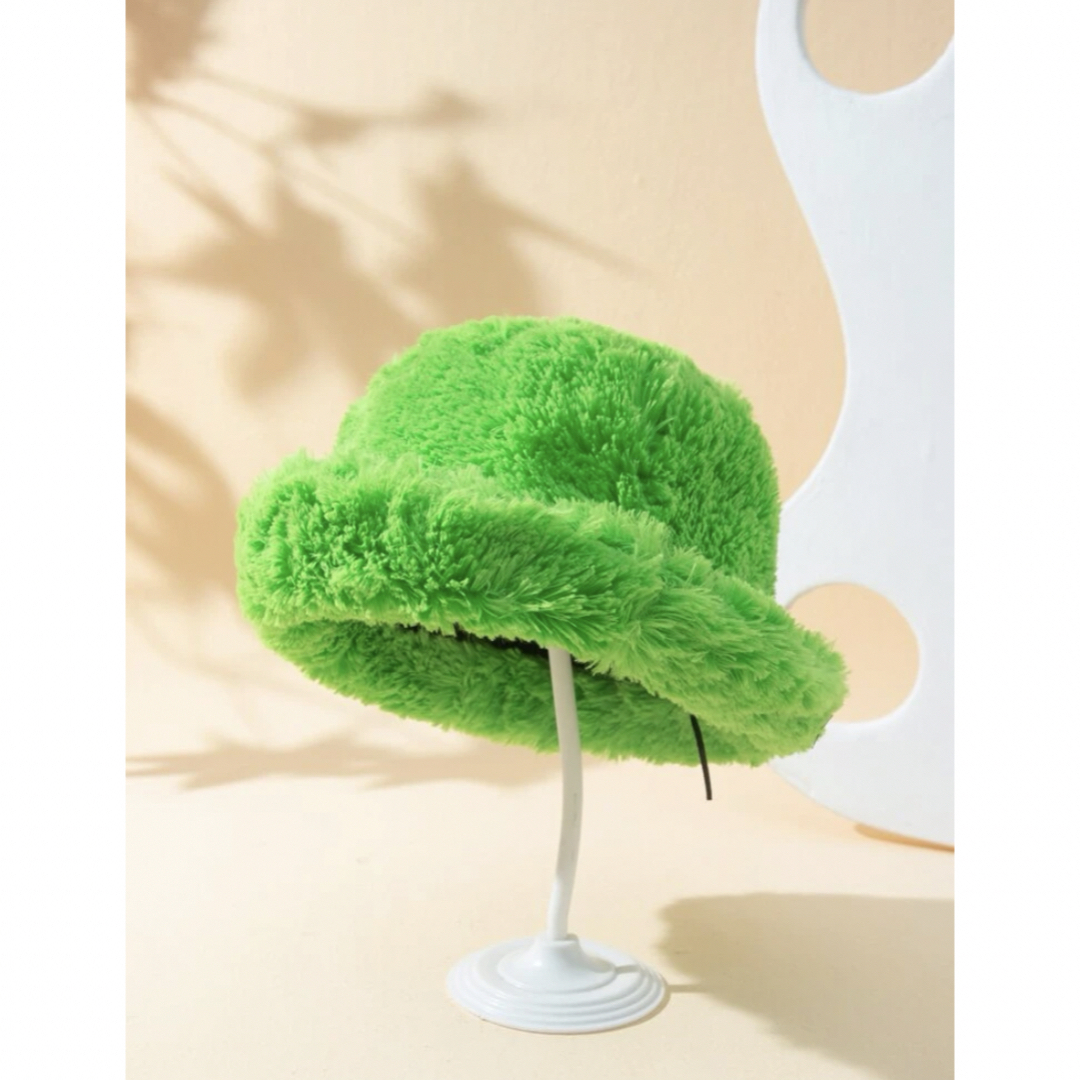 クローシュハット　グリーン レディースの帽子(麦わら帽子/ストローハット)の商品写真