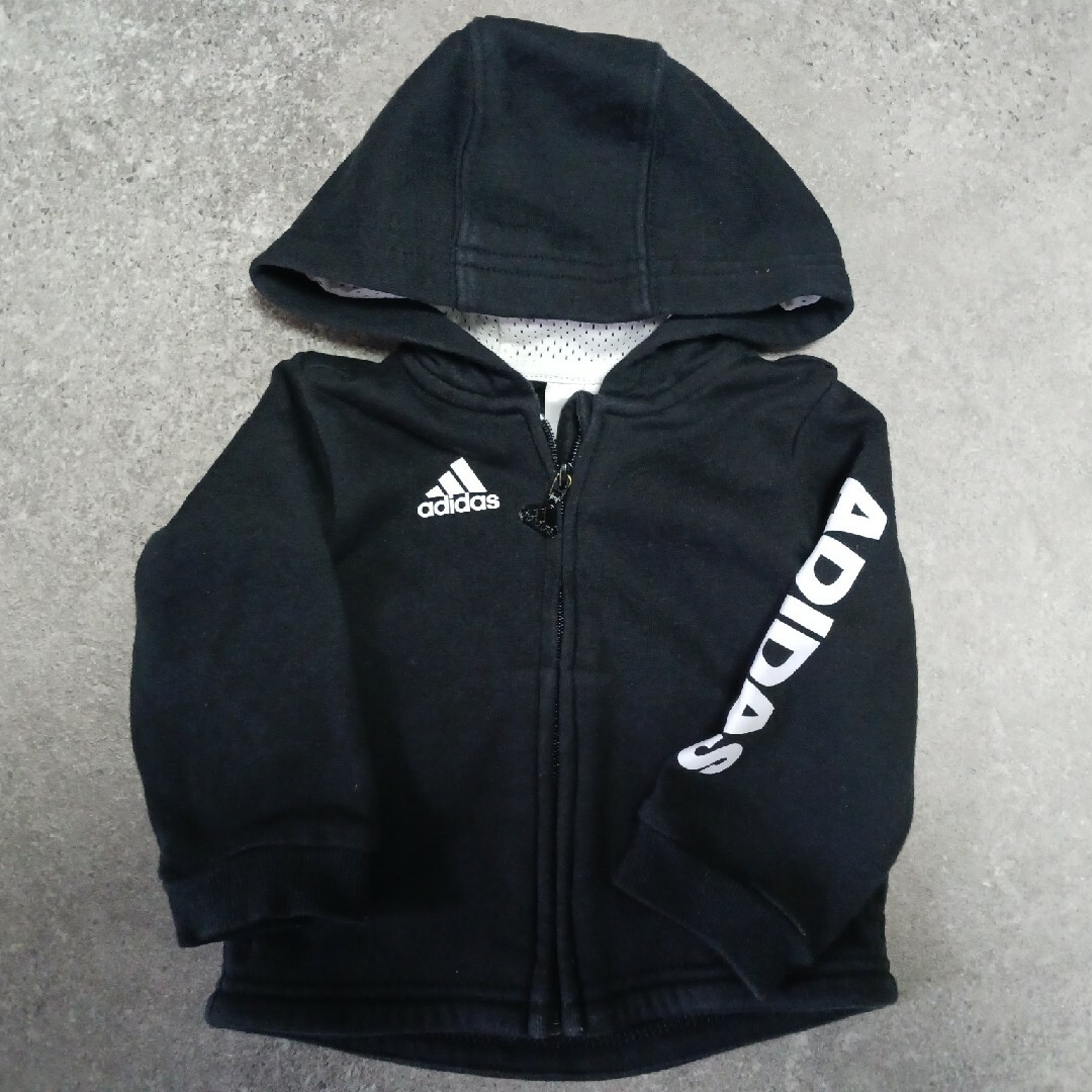 adidas(アディダス)のadidas パーカー キッズ/ベビー/マタニティのベビー服(~85cm)(トレーナー)の商品写真