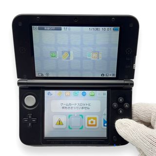 ニンテンドー3DS - 極美品 ニンテンドー3DS LL 本体 レッド×ブラックの