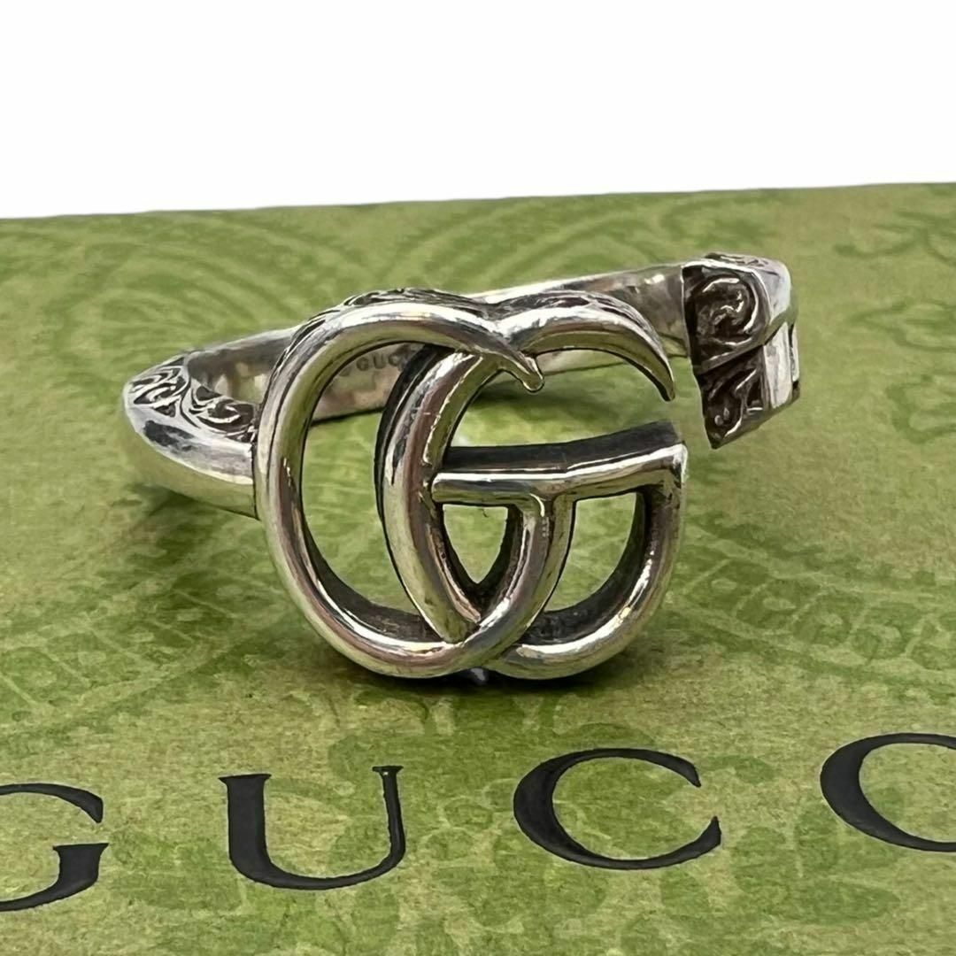 Gucci - ✨美品✨GUCCI ダブルG アラベスク キーモチーフ リング １７ ...