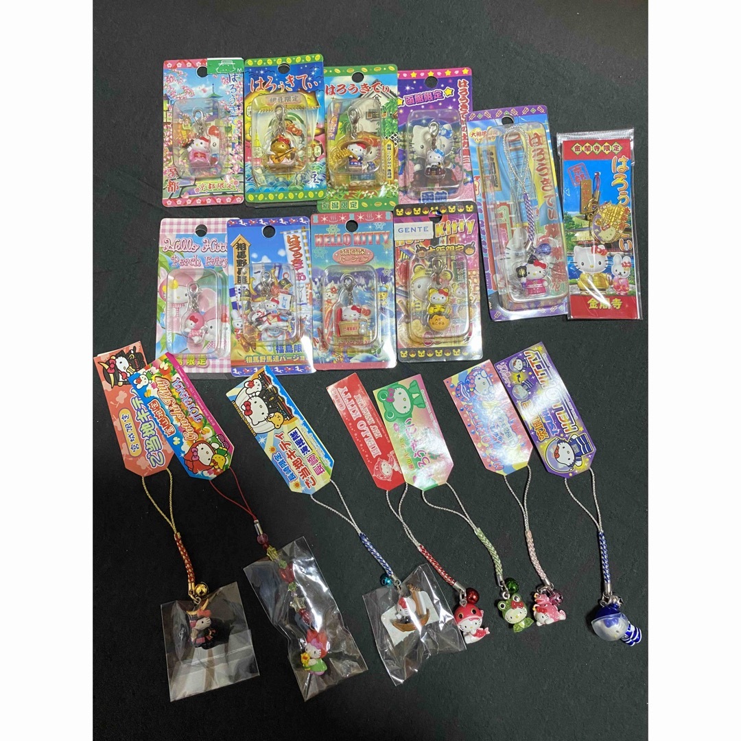 【人気急上昇】 ご当地キティちゃん 計67個 まとめ売り 根付 ストラップ