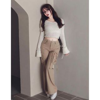 andmary Heart point cargo pants♡の通販 by pipit☆｜ラクマ