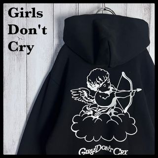 ガールズドントクライ(Girls Don't Cry)の【希少モデル】ガールズドントクライ☆両面ロゴ入りパーカー 天使 エンジェル(パーカー)