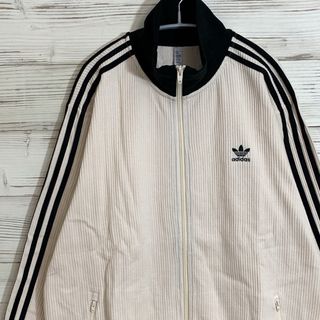 adidas - adidas ワッフルトラックジャケット オフホワイト×ブラック 