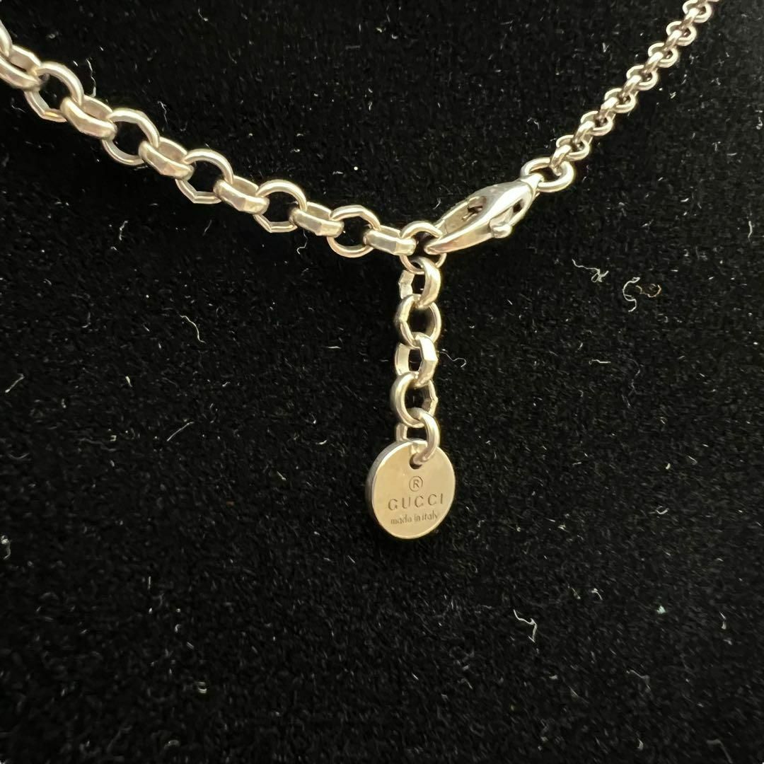 Gucci - GUCCI ネックレス インターロッキングG 燻 正規品 人気モデル