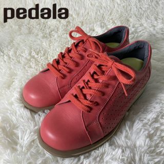 ペダラ(Pedala（asics）)の極美品 ペダラ アシックス GIRO ジーロ レザースニーカー 22.5㎝(スニーカー)