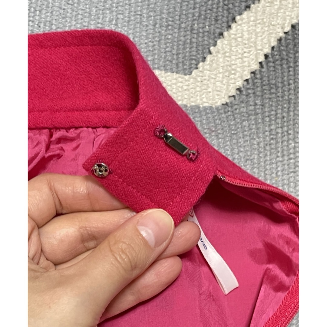 GIVENCHY(ジバンシィ)の美品　ジバンシィ　スカート　ウール100% ピンク　ヴィンテージ　タイトスカート レディースのスカート(ひざ丈スカート)の商品写真