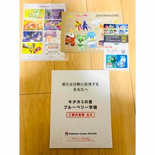 ポケモン(ポケモン)のポケモン　ゼロの秘宝　キタカミの里　ブルーベリー学園　使用済み(携帯用ゲームソフト)