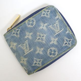 ルイヴィトン(LOUIS VUITTON)の【LOUIS VUITTON】ルイヴィトン 二つ折り財布 デニム生地 M95342 TH1097/ok03879ng(財布)