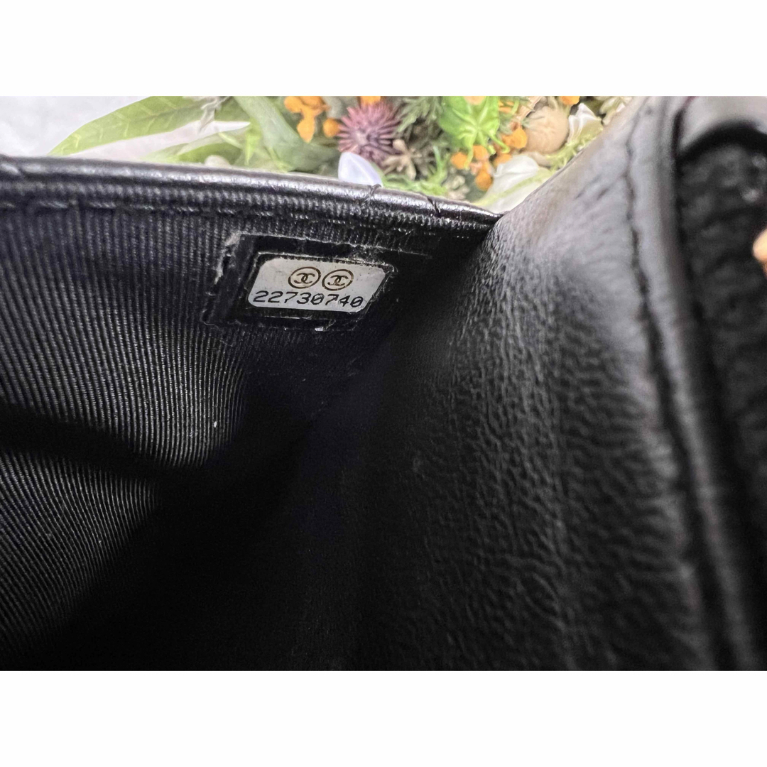 CHANEL(シャネル)の【kasumiさま専用】CHANEL チェーンウォレット  ラムスキン バッグ メンズのバッグ(ショルダーバッグ)の商品写真